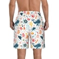 thumbnail image 3 of KLL Sea Life 1 Men's Casual Summer Beach Shorts Hawaiian Shorts with Pockets-X-Large, 3 of 5