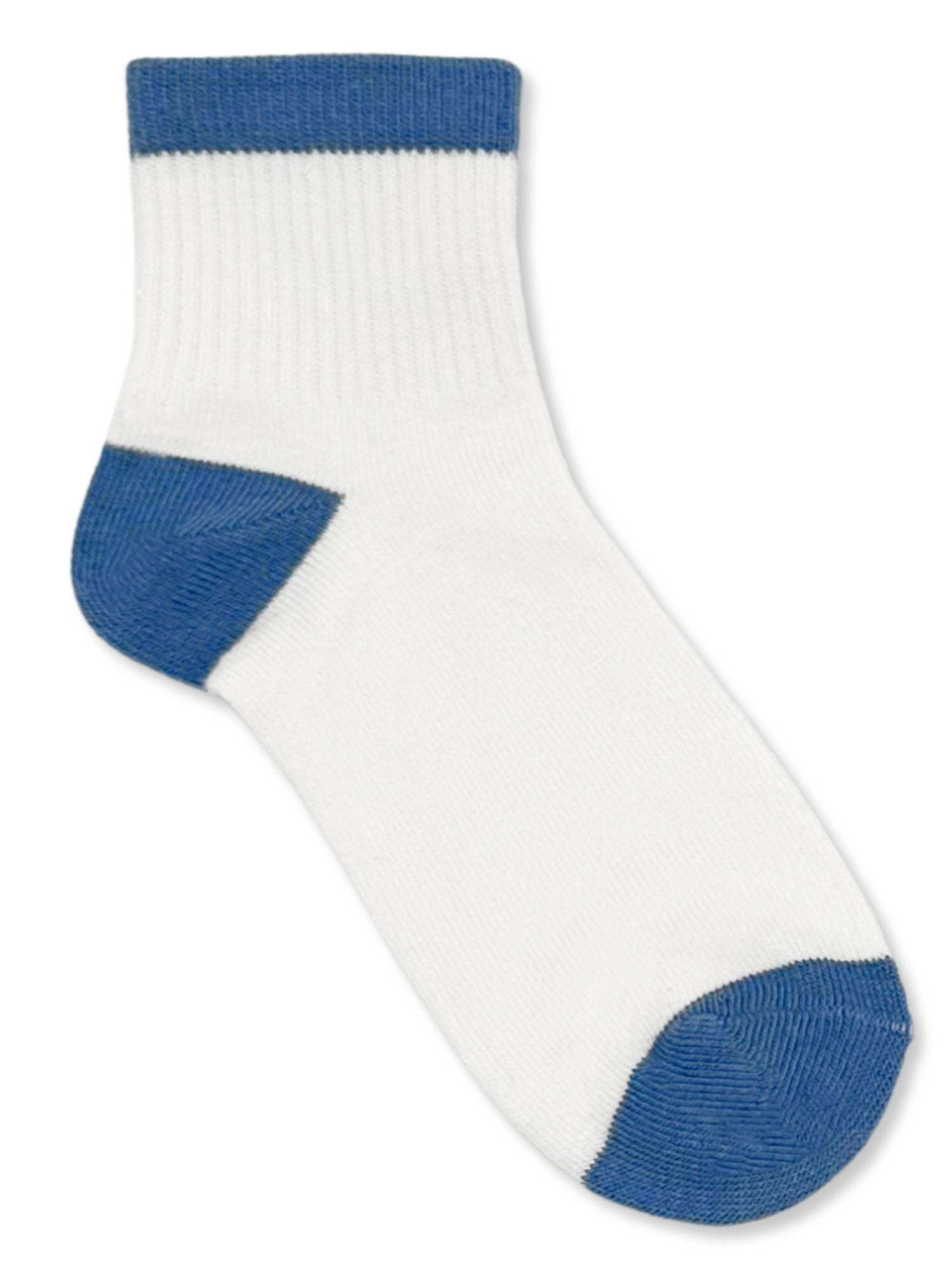 Wonder Nation Girls Ankle Stripe Socks, 10-Pack, Sizes S-L