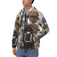 thumbnail image 2 of Gorillaz Animated Sweatshirt For Mens Fashion Hoodies Zipper Coat Jacket With Pockets Athletic Daily Hoody Hooded, 2 of 6