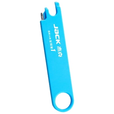Quick Automatic Needle Threader for Sewing Machine, 4 in 1 Multitool with Built-in Ruler and Magnifier, Magnetic Seam Guide, Quilting Sewing Supplies (Blue)