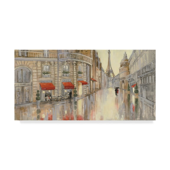Trademark Fine Art 'Touring Paris Couple' Canvas Art by Julia Purinton