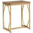 thumbnail image 2 of Home Square 2-Piece Accent End Table Set in Natural and Gold, 2 of 6