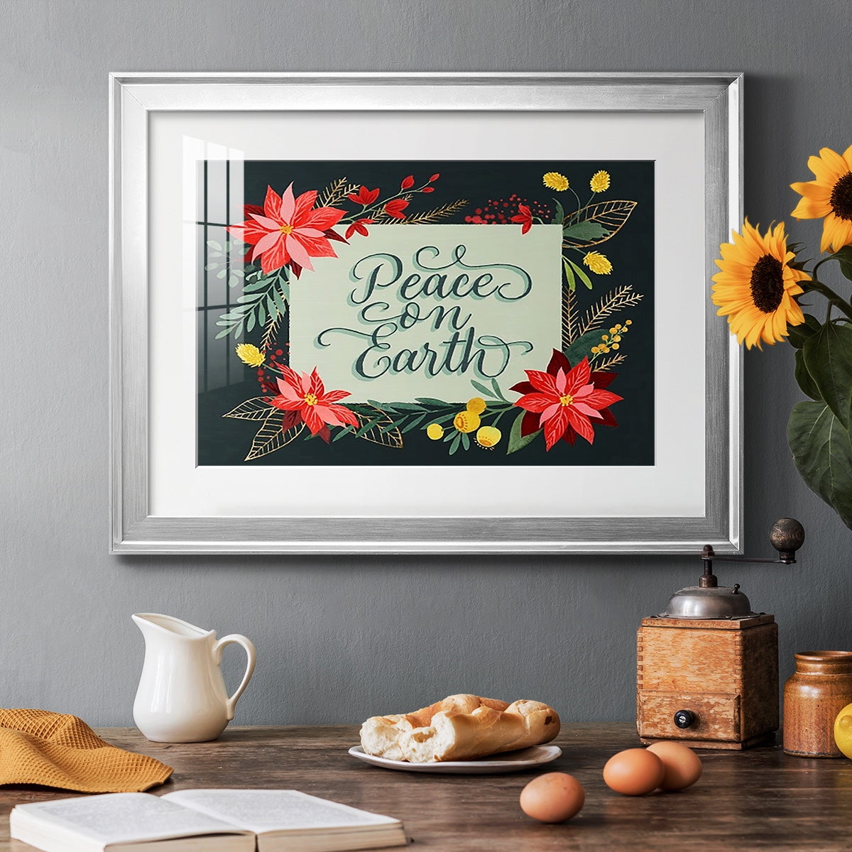 Bright Christmas Night II Premium Framed Print - Ready to Hang