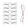 thumbnail image 1 of Juego de moldes para cejas de maquillaje, moldeador de cejas suave de PEVA con banda elástica, herramienta de maquillaje reutilizable para principiantes., 1 of 9