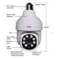 thumbnail image 3 of Mini cámara Cámara inalámbrica WiFi 1497P pequeña cámara de vigilancia de seguridad para el hogar de alta definición, sin tarjeta SD, mini cámara portátil para niñera, con detección de movimiento de, 3 of 6