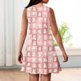 thumbnail image 5 of LTTVQM Girls Dresses Easter 2026 Egg Rabbit Graphic Funny Sleeveless Sundress Comfy Crew Neck Midi Dress Holiday A-Line Dresses Pink 12-13 Years, 5 of 5