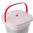 thumbnail image 2 of Riousery 10.5L Portable Foldable Washing Machine Fully Automatic Blue Lighting Deep Clean Washer for Apartments Dorms 100-240V Pink EU Plug High Efficiency Multi Cycle Device (10.5L / 0.37 cu ft), 2 of 9