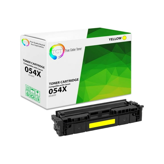 TCT 054H Yellow Toner Cartridge - Premium Compatible Replacement for 05X 054H Yellow High Yield