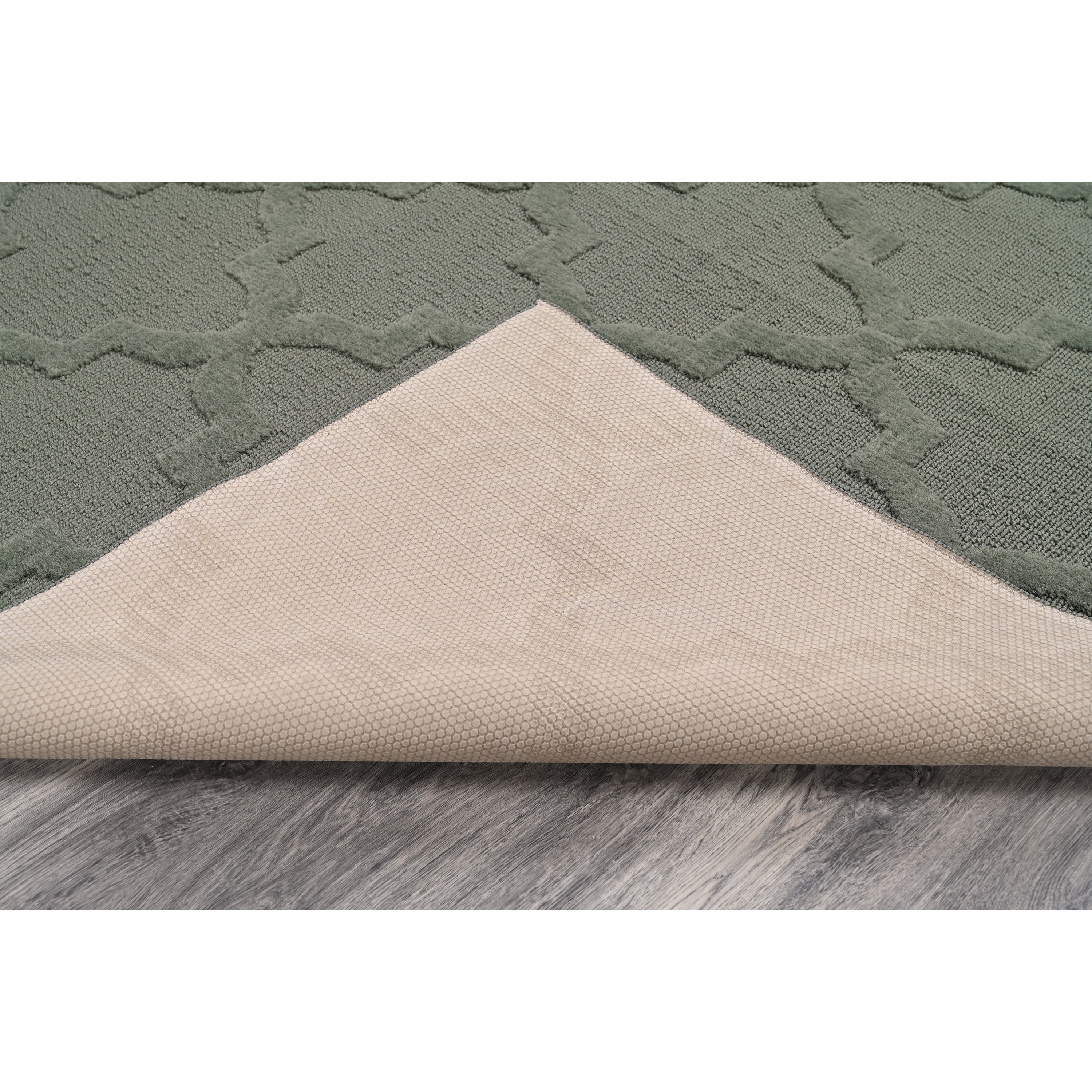 Garland Rug Quatro Polypropylene Sage Indoor Area Rug, 7'6" x 9'6"