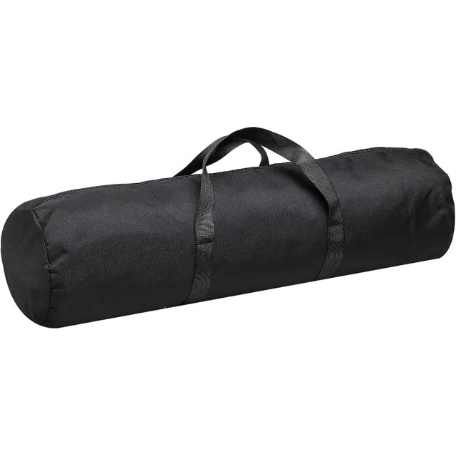 Huggegwe Chaise de Camping Pliante Sac de Remplacement 17.7 Pouces x 5.5 Pouces, Sac de Rangement Portable avec Poignée pour Camping en Plein Air Randonnée Voyage, Noir UA824-2427