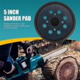 thumbnail image 5 of 5 inch 8 Holes 125mm Hook Loop Sanding Backing Pad for Makita Orbital Sander Disk Discs Porter Cable, 5 of 5