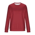 thumbnail image 3 of Men's Long Sleeve Ribbed Knit Shirts Crew Neck Pullover Tops Regular Fit Stretchy Sweatshirt Lightweight Sweater, 3 of 5