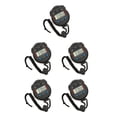 thumbnail image 2 of ZLight Sports Stopwatch Calendar Waterproof Shockproof Timer Clock Judgment Stop Watch Timing Function for Running 79X62X19mm 5Set, 2 of 6