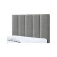 thumbnail image 5 of Meridian Furniture Hudson Grey Faux Leather Twin Trundle Bed, 5 of 9