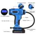 thumbnail image 3 of Inflador de neumáticos inalámbrico de 20 V, 150 PSI, compresor de aire portátil LCD, bomba de neumá MABOTO Inflador eléctrico, 3 of 7