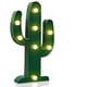 thumbnail image 1 of Cactus Horse Eye Sign Light, Warm White Led Light Tropical Green - Living Room, Bedroom Table, 1 of 5