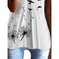thumbnail image 4 of DYMADE Women Lace V-Neck Printed Short Sleeve T-Shirt Top, 4 of 4
