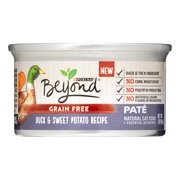 (2 pack) (2 Pack) Purina Beyond Grain Free Duck & Sweet Potato Recipe Pate Wet Cat Food, 3 Oz