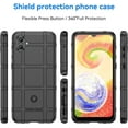 thumbnail image 2 of Durable Sturdy Phone Case for Samsung Galaxy A04, Heavy Duty Shockproof Slim Rugged Phone Case Bumper Rugged Cover for Samsung Galaxy A04 HD Black, 2 of 8