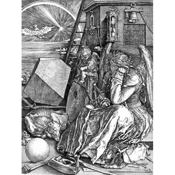 Wall Art Impressions 20x26in Photographic Quality Poster Albrecht Durer - Greatest Secret in Melencolia