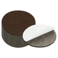 thumbnail image 1 of Uxcell 3 Inch Diameter Lamp Base Felt, 12Pack 3mm Thickness Round Soft Adhesive Felt, Coffee, 1 of 7
