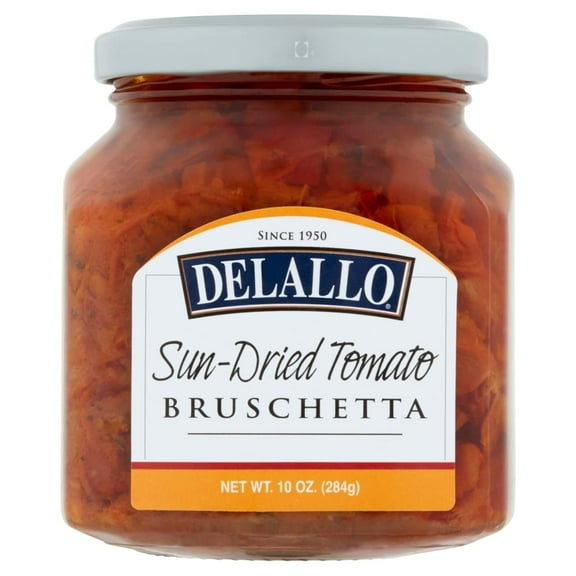 DeLallo Sun Dried Tomato Bruschetta, 10oz Jar, 6-Pack (10 Ounce (Pack of 6))