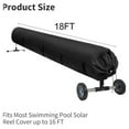 thumbnail image 1 of Mosiee 420D Waterproof Heavy Duty Pool Solar Reel Cover For Above Swimming Pool, 1 of 3