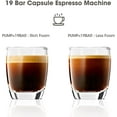 thumbnail image 6 of Espresso Pod Machine, 3 in 1 Coffee Machine for Nespresso Capsules OriginalLine, Dolce Gusto Coffee Pods and Ground Espresso, 19 Bar, Red, 6 of 9