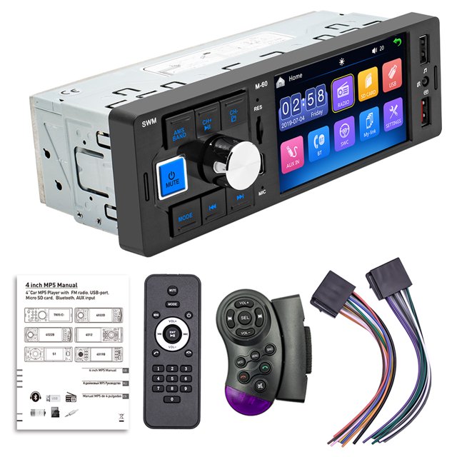 Pantalla grande táctil de 4 pulgadas Dual USB Multifunción Radio FM para automóvil Reprodu Eccomum Reproductor de vídeo del coche