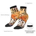 thumbnail image 6 of Naloa Fall Farmhouse Pumpkins1 Ankle Socks for Women Non Slip Socks No Show Socks Classic Low Cut Casual Socks Casual Socks, 6 of 7