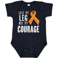 thumbnail image 3 of Inktastic Lost my Leg Not my Courage Limb Loss Awareness Orange Ribbon Boys or Girls Baby Bodysuit, 3 of 5