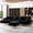 Black, variant on Rophefx 114" Velvet U Shaped Sectional Sofa with Chaise & Ottoman, 4 Seater Deep Seat Modular Couch with Washable Covers for Living Room Apartment,Black