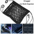 thumbnail image 2 of Multi-Function Durable Kids Pet Seat Back Net Bag Backseat Cargo Net Barrier of Car Storage Net Car Accessorie Mesh Organizer, 2 of 7