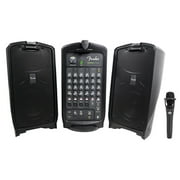 FENDER PASSPORT EVENT 8" Bluetooth Portable PA DJ Speaker System+Mixer+Blue Mic