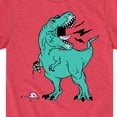 thumbnail image 3 of Instant Message - T-Rex Ice Cream - Toddler & Youth Short Sleeve Graphic T-Shirt, 3 of 6