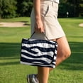 thumbnail image 4 of Yuyamidu Zebra Strips Golf Cart Seat Covers for Club Car Portable Golf Cart Seat Towel for 2 Seats Accessories, Universal Fit, 4 of 8