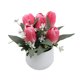 thumbnail image 2 of Tulipanes Artificiales En Miniatura En Maceta – Flores Artificiales En Maceta para Decoración de Escritorio, Bonsái de Planta Verde Artificial para Estante o Mesa., 2 of 6