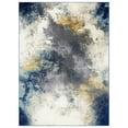 thumbnail image 5 of Luxe Weavers Beverly Collection 8445 Blue 9x12 Modern Abstract Area Rug, 5 of 9