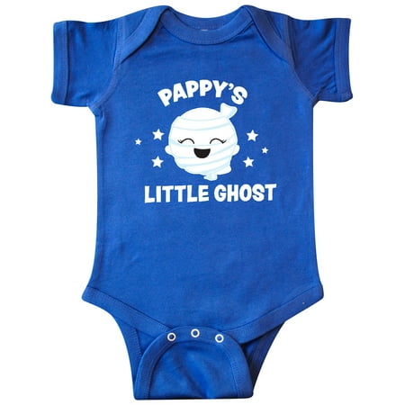 

Inktastic Cute Pappy s Little Ghost with Stars Gift Baby Girl Bodysuit
