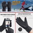 thumbnail image 5 of TITAKING Winter Warm Gloves Athletic Waterproof Touch Screen Gloves for Men Women, 5 of 6