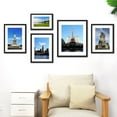 thumbnail image 3 of Wooden Photo Frame Home Living Room Hallway Picture frame poster wall Poster Wall Mounted Frame, 7 Inch, Black, 3 of 9