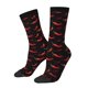thumbnail image 1 of Fotbe Red Hot Chili Calcetas Largas con Estampado para Hombre y Mujer – Calcetas de Compresión Transpirables y Elásticas, Viajar y Uso Diario Talla 5-11, 1 of 6