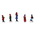 thumbnail image 2 of Christmas Village Figurines 5 Piece Decoration Set Perfect Addition to Your Christmas Indoor Decorations & Snow Village Displays (Family Christmas Set), 2 of 5