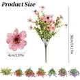 thumbnail image 3 of Ongmies Artificial Petunias for Outdoors, High-Quality Artificial Plants & Flowers for Outdoor Decoration: Durable Plastic Spring-Summer Blooms - Colorful Daisies & Morning Glories In Hanging Pots, 3 of 7