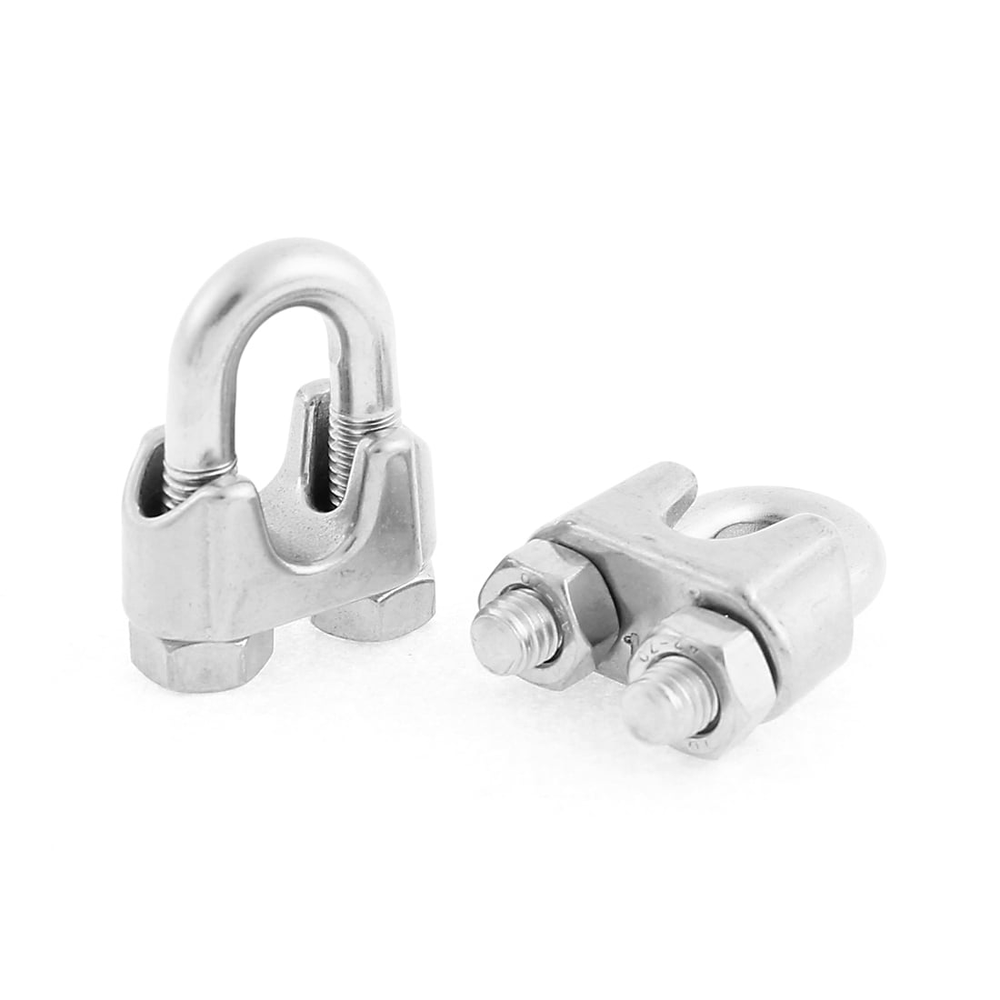 M10 Wire Rope U Bolt Cable Clamps Clips Silver Tone 8pcs Walmart Canada