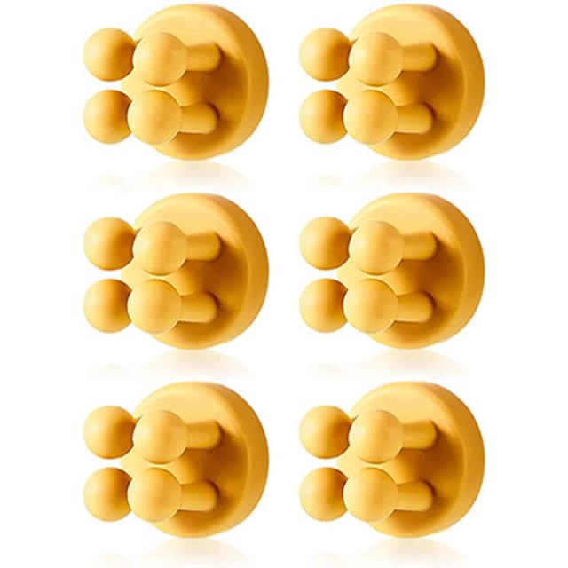 ganchos autoadhesivos, soporte para cepillo de dientes para colgar toallas, llaves, ropa, enchufe, cable, decoración de silicona, gancho para pegar en la puerta de la pared, soporte funcional para coc JFHHH pequeña