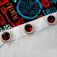 thumbnail image 4 of Homewish Chic Graffiti Artwork Black Out Curtains, Yummy Fast Food Curtains Pack of 2 (42x63 Each), Teens Kids Boys Girls Bedroom Curtains, Black Out Curtains Decor, 4 of 6