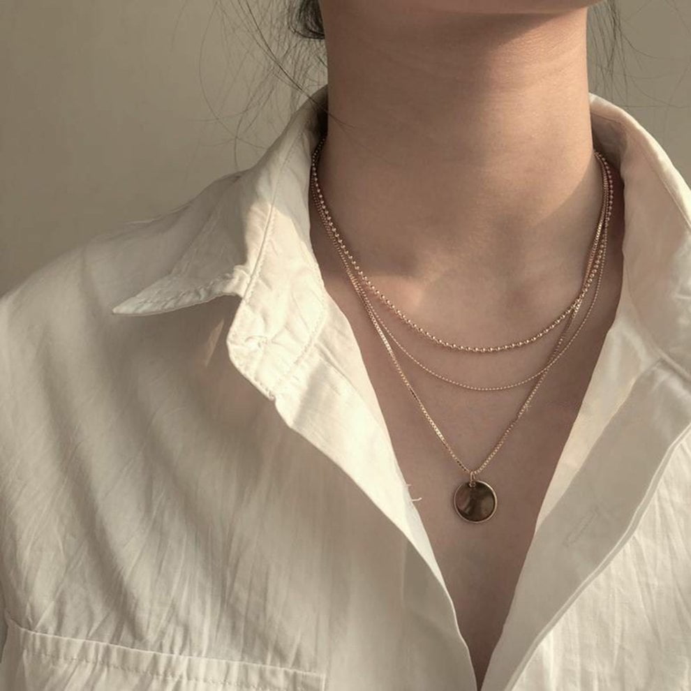 Stylish Women Necklace gold 