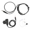 thumbnail image 3 of Throat Mic Earpiece Telescopic PU Wire U94 PTT Earphone Black Portable  for Yaesu Vertex for VX-7R for Outdoor Riding, 3 of 8