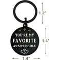 thumbnail image 3 of Anniversary, Birthday Gifts for Boyfriend Husband Keychain - Fathers Day, Gifts for Men, Him, Her, Funny Gifts for Boyfriend, 3 of 10